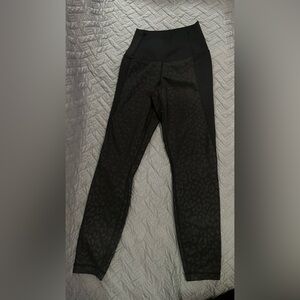 90 Degree By Reflex Black Leopard Leggings